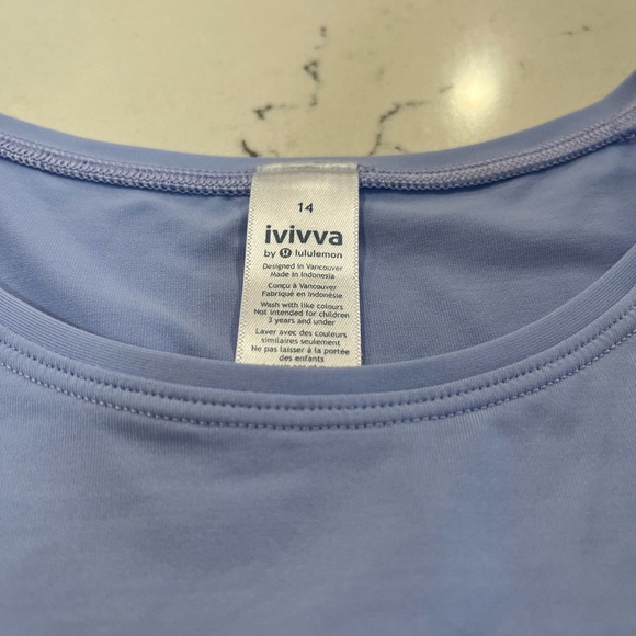 Ivivva size 14 lavender tank - Picture 2 of 2